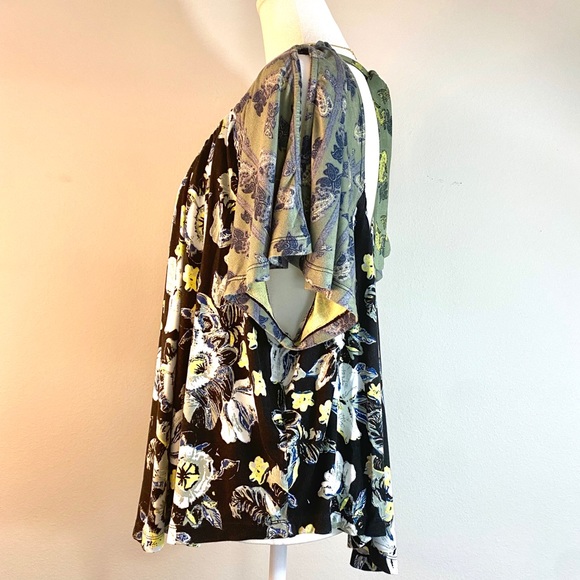 Free People Floral Tie Back Top - Picture 2 of 12